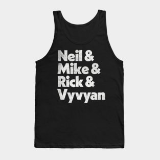 The Young Ones / Faded Vintage Style Fan Art Design Tank Top